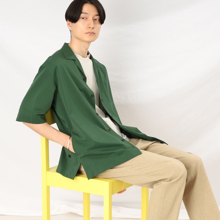 タケオキクチ(TAKEO KIKUCHI)のマルデオリ カノコ オープンカラー シャツ カジュアルシャツ