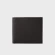 タケオキクチ(TAKEO KIKUCHI)のアニリンカーフ 二つ折り財布 ブラック(019)