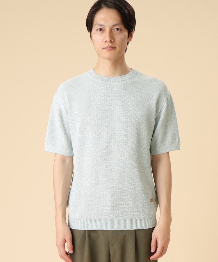 タケオキクチ(TAKEO KIKUCHI)の和紙 ニットTシャツ2