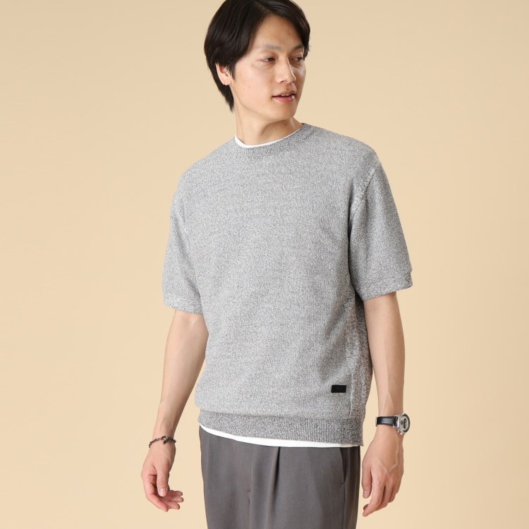 タケオキクチ(TAKEO KIKUCHI)の和紙 ニットTシャツ ニット/セーター