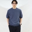 タケオキクチ(TAKEO KIKUCHI)の徳島 ニットTシャツ ブルー(092)
