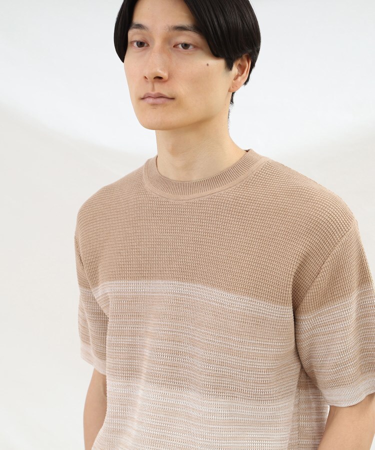 タケオキクチ(TAKEO KIKUCHI)の徳島 グラデーション ニットTシャツ8