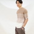 タケオキクチ(TAKEO KIKUCHI)の徳島 グラデーション ニットTシャツ10