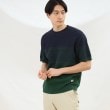 タケオキクチ(TAKEO KIKUCHI)の徳島 グラデーション ニットTシャツ ネイビー(593)