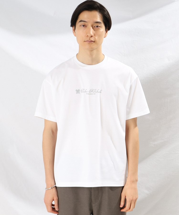 スクリプトロゴ プリントTシャツ（Ｔシャツ） | TAKEO KIKUCHI ...