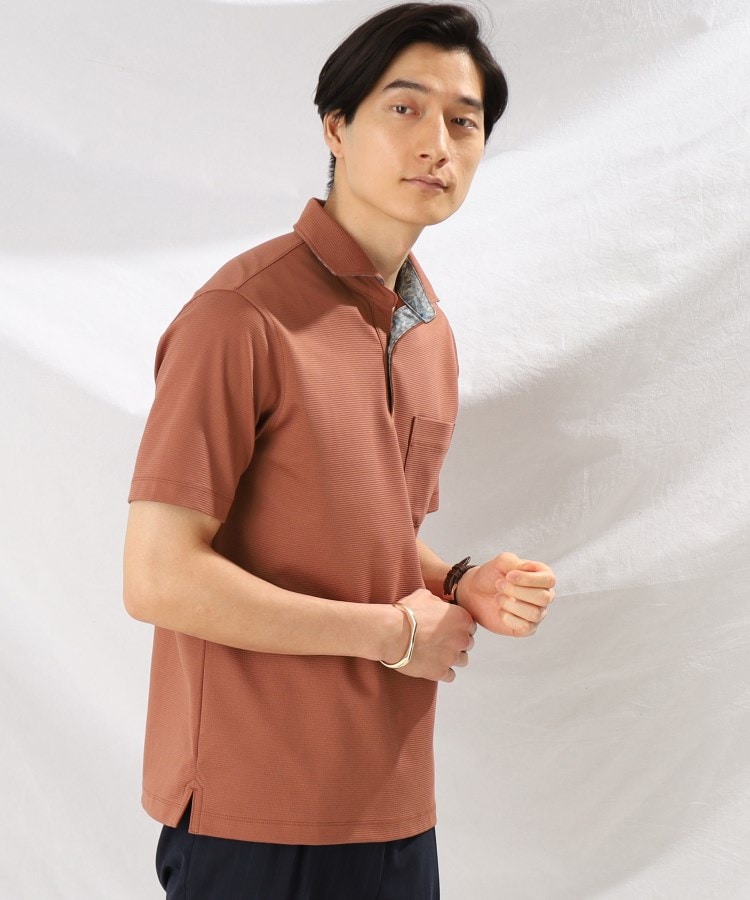 タケオキクチ(TAKEO KIKUCHI)のボックスジャカード ポロシャツ20