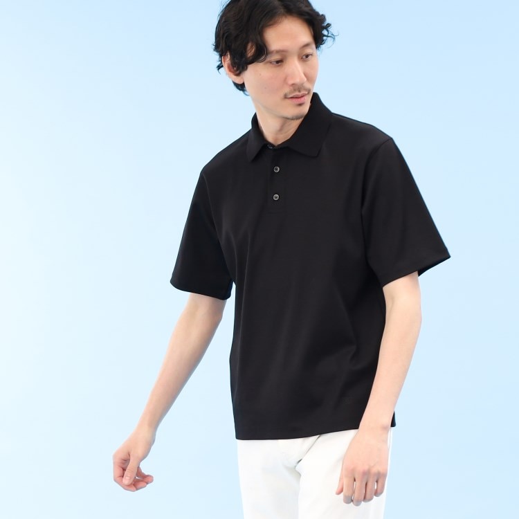タケオキクチ(TAKEO KIKUCHI)のハイゲージ フライス 半袖 ポロシャツ ポロシャツ