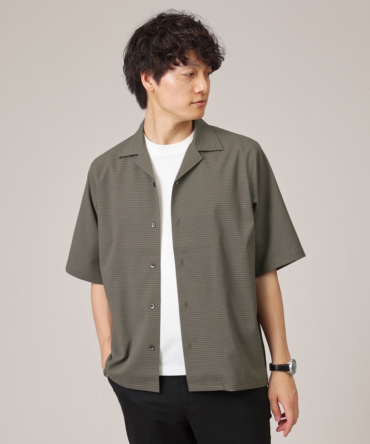 タケオキクチ(TAKEO KIKUCHI)の【Made in JAPAN】DotAir オープンカラー シャツ2