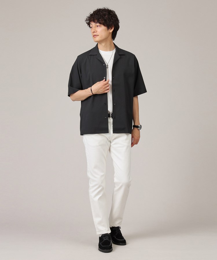Made in JAPAN】DotAir オープンカラー シャツ(カジュアル Made in JAPAN】DotAir オープンカラー シャツ(カジュアル
