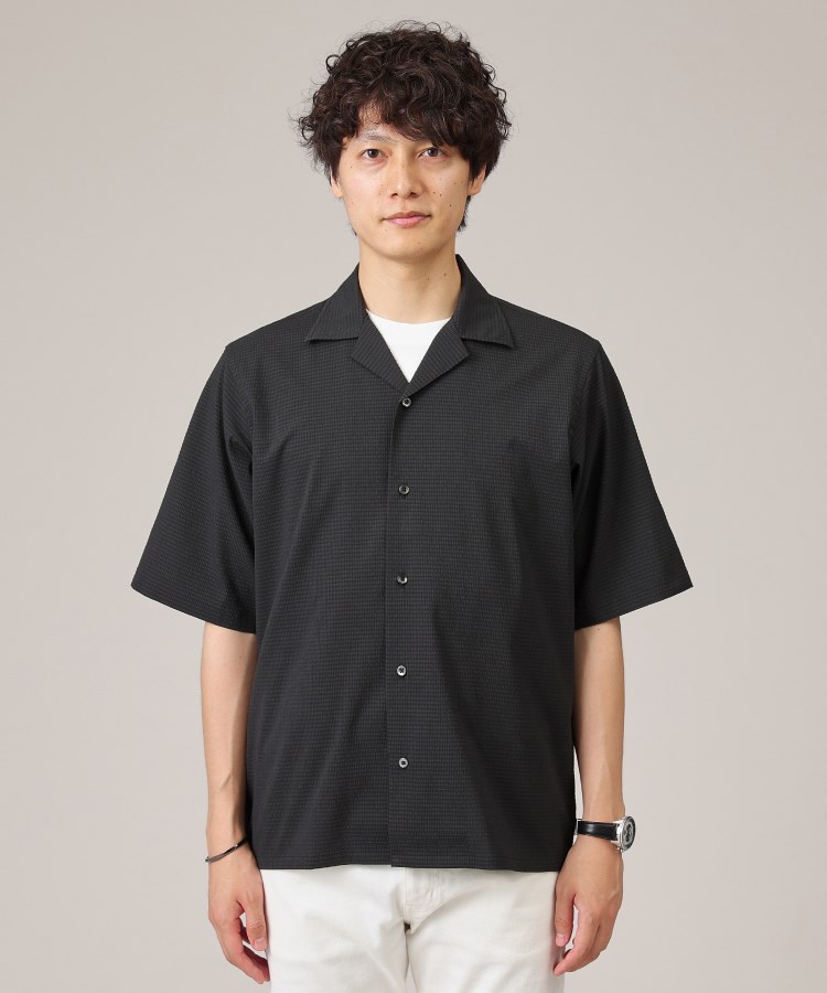 Made in JAPAN】DotAir オープンカラー シャツ(カジュアル Made in JAPAN】DotAir オープンカラー シャツ(カジュアル