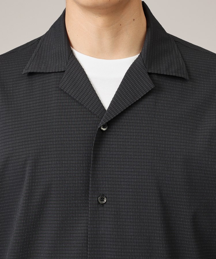 Made in JAPAN】DotAir オープンカラー シャツ(カジュアル Made in JAPAN】DotAir オープンカラー シャツ(カジュアル