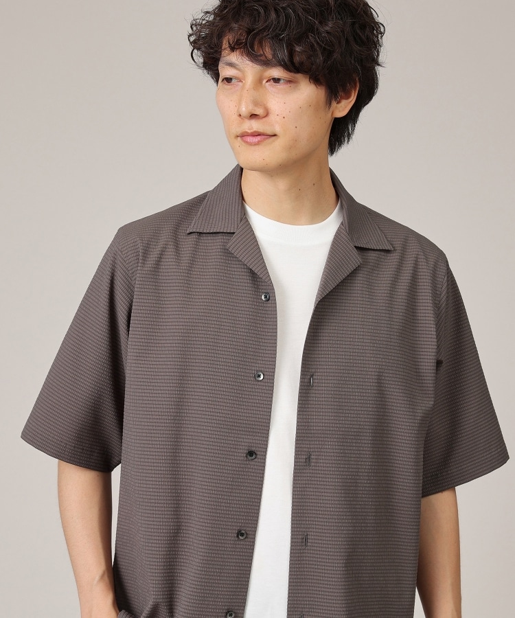 タケオキクチ(TAKEO KIKUCHI)の【Made in JAPAN】DotAir オープンカラー シャツ4