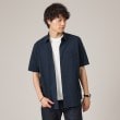 タケオキクチ(TAKEO KIKUCHI)の【抗菌防臭】サッカージャージ ストライプ 半袖 シャツ ブルー(093)