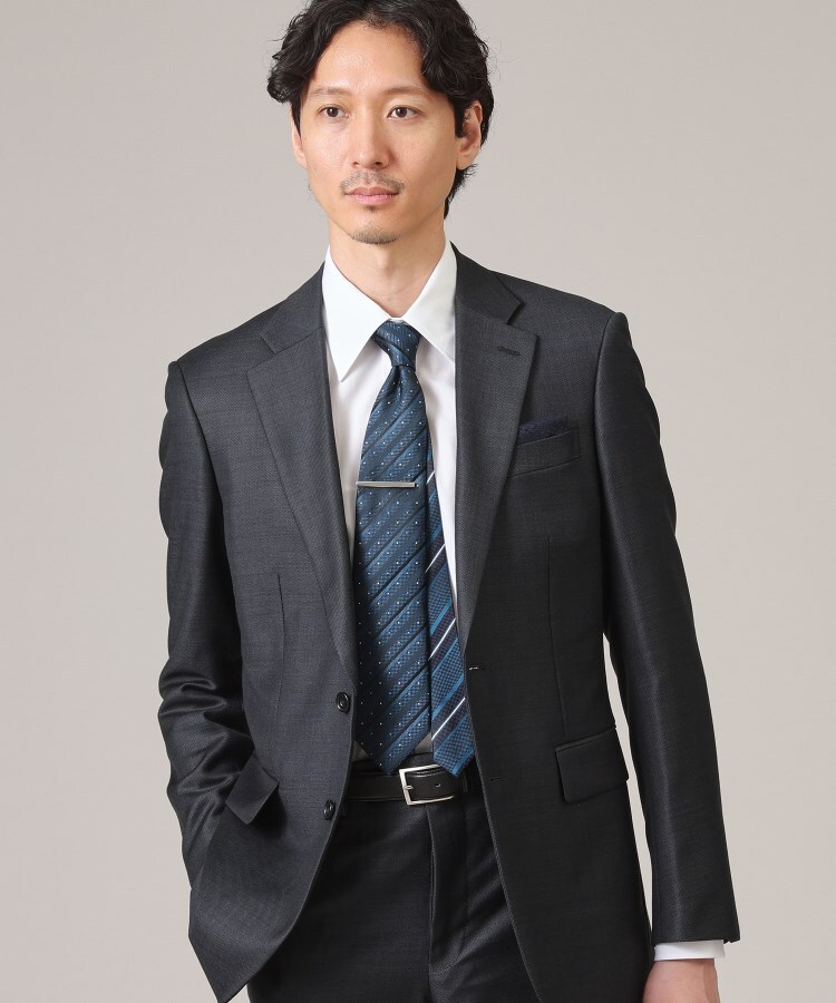 タケオキクチ(TAKEO KIKUCHI)の【BOXセット】シャドーストピンドットネクタイ＆タイバー　セット11