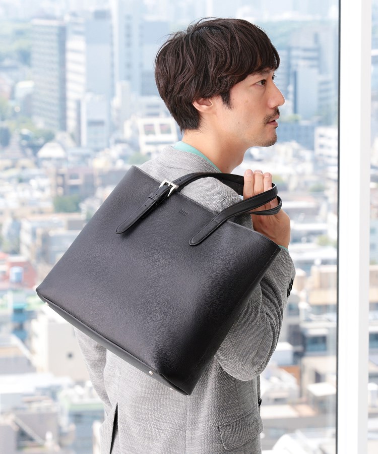 ONOFF兼用/13inch PC対応】オールレザー トートバッグ(トート ONOFF兼用/13inch PC対応】オールレザー トートバッグ(トート