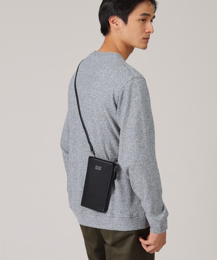 スマホ対応】メッシュコンビ ミニショルダーバッグ(ショルダー スマホ対応】メッシュコンビ ミニショルダーバッグ(ショルダー