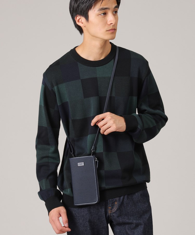 タケオキクチ(TAKEO KIKUCHI)の【スマホ対応】メッシュコンビ ミニショルダーバッグ16