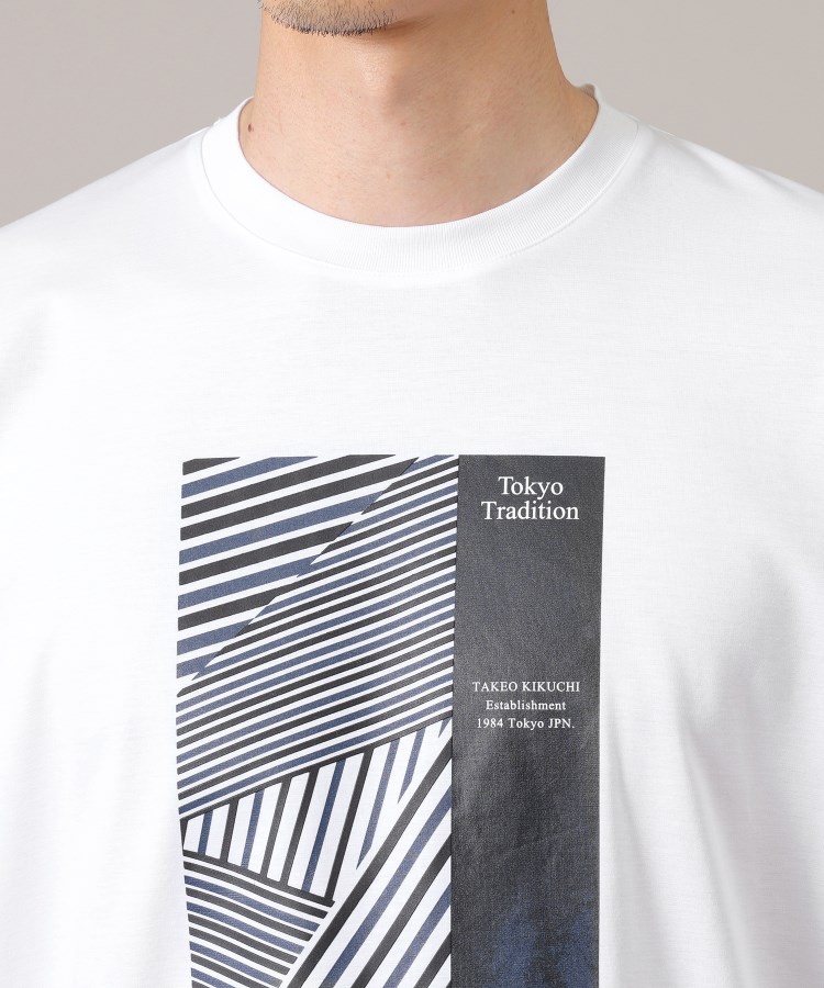 アーカイブストライプDM長袖ポンチTシャツ（カットソー