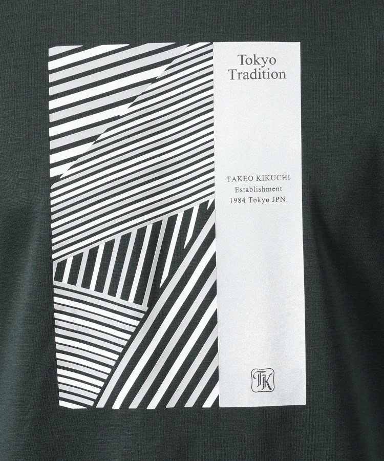 タケオキクチ(TAKEO KIKUCHI)のアーカイブストライプDM長袖ポンチTシャツ5