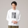 タケオキクチ(TAKEO KIKUCHI)のアーカイブストライプDM長袖ポンチTシャツ ホワイト(001)