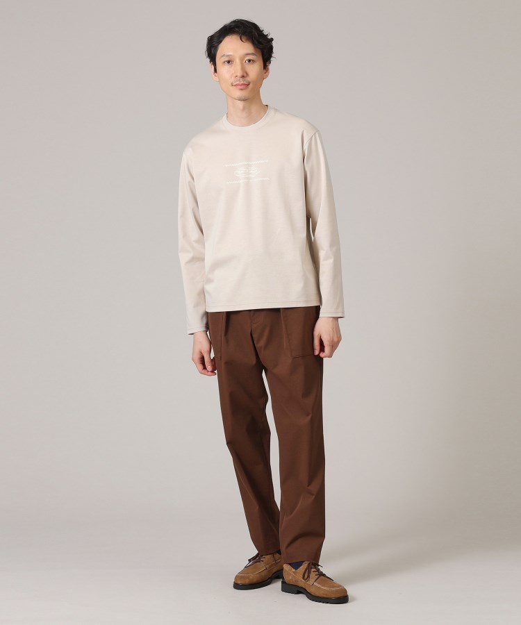 タケオキクチ(TAKEO KIKUCHI)のカリグラフィーロゴ長袖ポンチTシャツ9