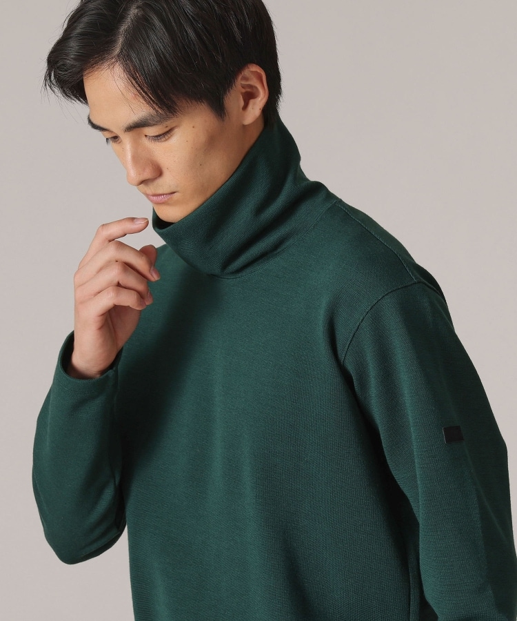 タケオキクチ(TAKEO KIKUCHI)のウールブレンド オフタートルネック カットソー35