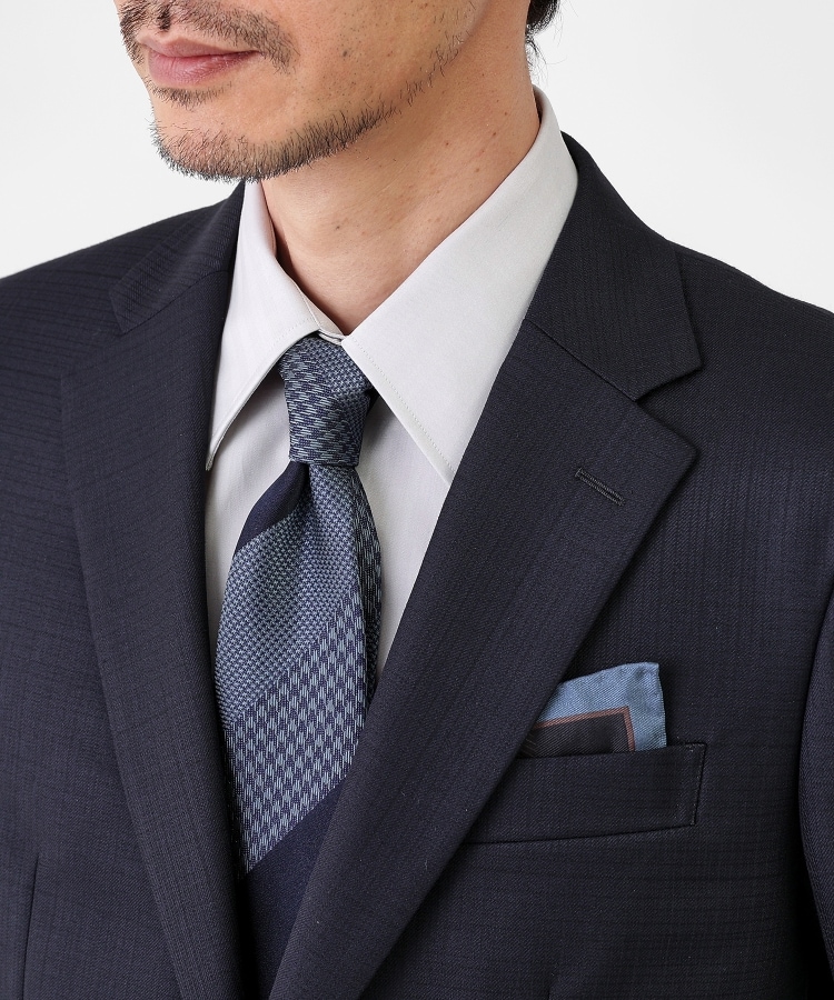 Made in JAPAN】ファイン ワイルドシルク ネクタイ(ネクタイ Made in JAPAN】ファイン ワイルドシルク ネクタイ(ネクタイ
