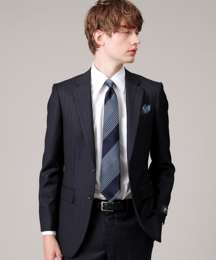 Made in JAPAN】ファイン ワイルドシルク ネクタイ(ネクタイ Made in JAPAN】ファイン ワイルドシルク ネクタイ(ネクタイ