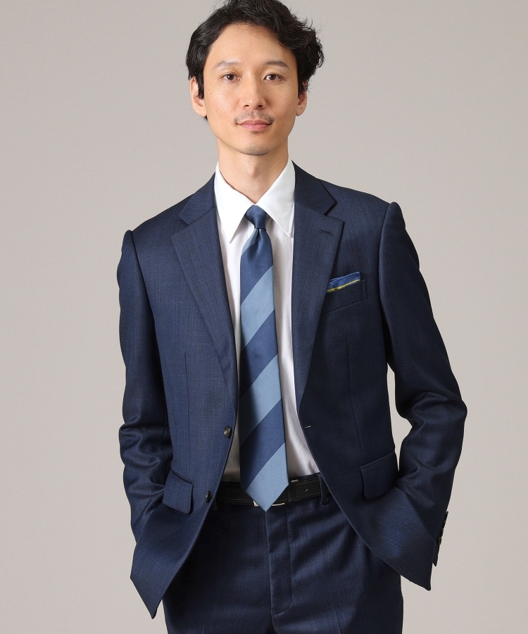 Made in JAPAN】マットサテン ストライプ ネクタイ(ネクタイ Made in JAPAN】マットサテン ストライプ ネクタイ(ネクタイ