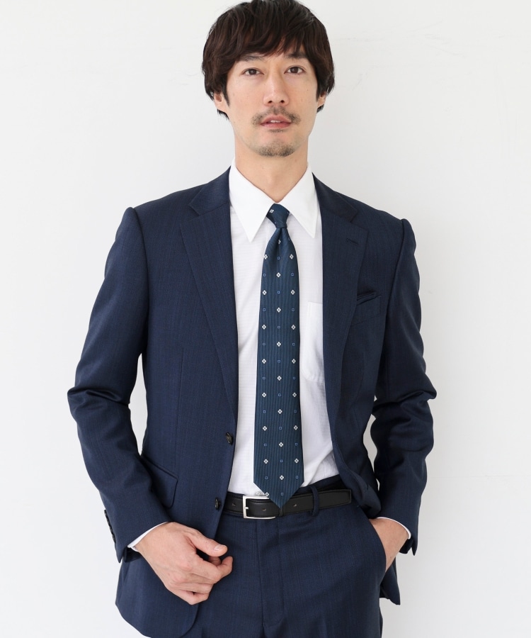 タケオキクチ(TAKEO KIKUCHI)のレップ　ミニフラワー小紋　ネクタイ6