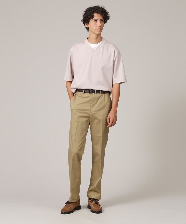 タケオキクチ(TAKEO KIKUCHI)の【Made in JAPAN】フリコバックル ドレス レザーベルト6
