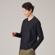 タケオキクチ(TAKEO KIKUCHI)の【ジャケットインナー対応】リンクスウィーブ 長袖Vネックカットソー7