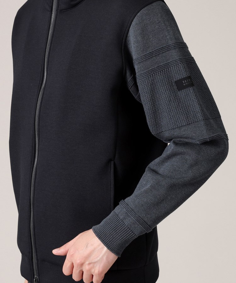 タケオキクチ(TAKEO KIKUCHI)の【Made in JAPAN】ニットスリーブ ジップアップ パーカ16