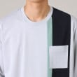 タケオキクチ(TAKEO KIKUCHI)の【バイカラー】バーチカル切替 ジャージカットソー19