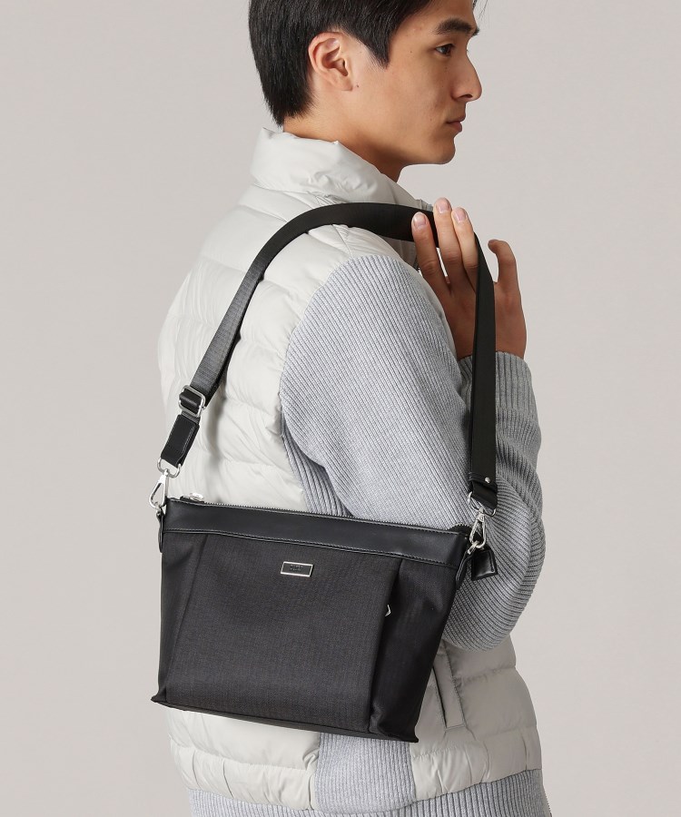 売れ筋・人気アイテム 商品 横型】ヘリンボン ショルダーバッグ（ショルダーバッグ バッグ
