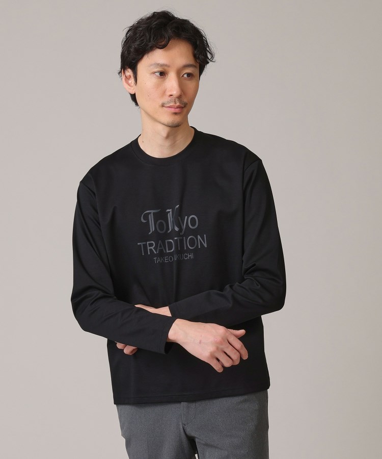 タケオキクチ(TAKEO KIKUCHI)の3Dロゴ プリント Tシャツ7