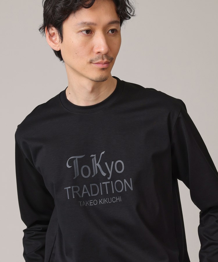 タケオキクチ(TAKEO KIKUCHI)の3Dロゴ プリント Tシャツ8