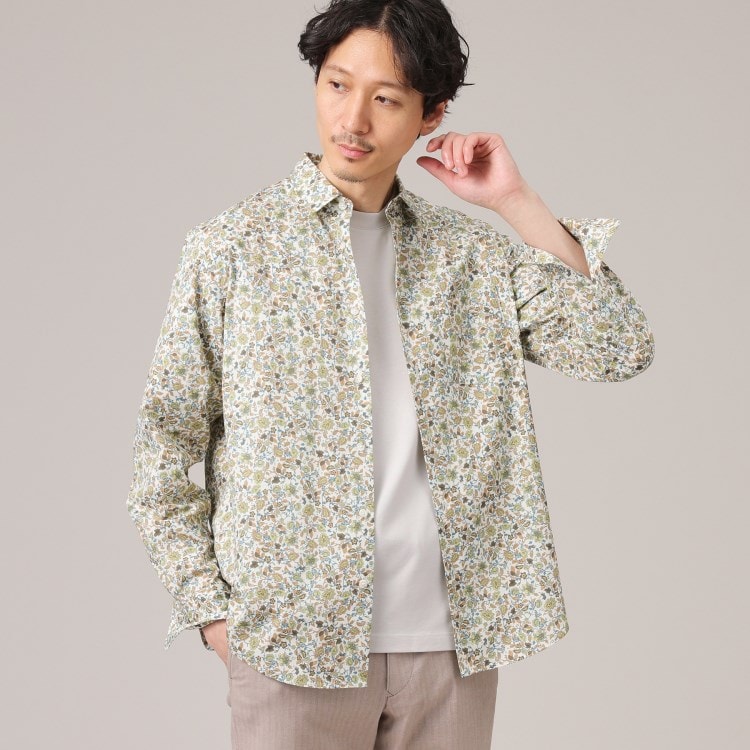 タケオキクチ(TAKEO KIKUCHI)の小花 フローラルパターン シャツ カジュアルシャツ