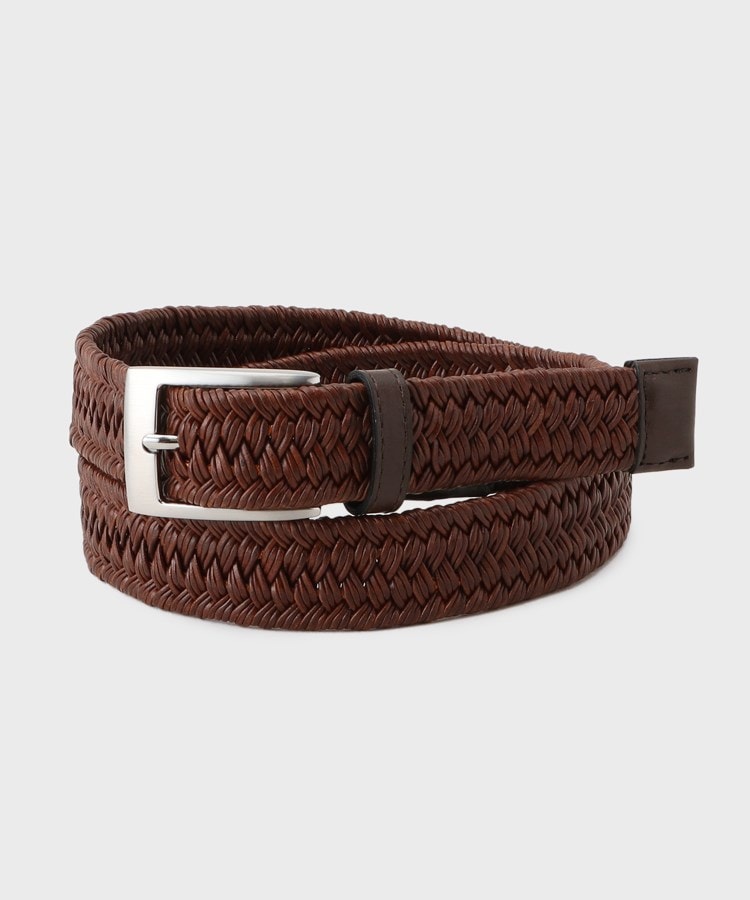Made in JAPAN】リサイクルレザー ゴムメッシュベルト(ベルト Made in JAPAN】リサイクルレザー ゴムメッシュベルト(ベルト