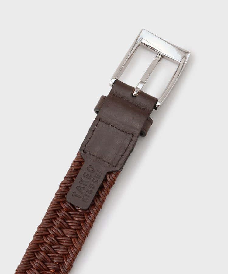 Made in JAPAN】リサイクルレザー ゴムメッシュベルト(ベルト Made in JAPAN】リサイクルレザー ゴムメッシュベルト(ベルト