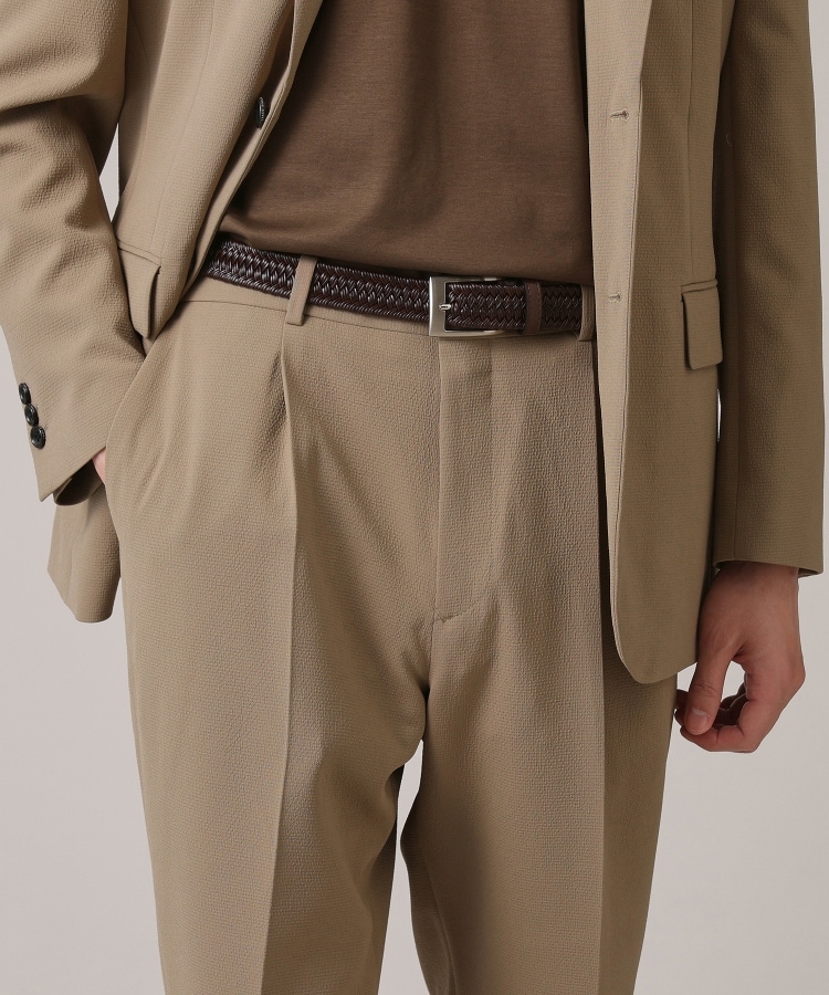 Made in JAPAN】リサイクルレザー ゴムメッシュベルト(ベルト Made in JAPAN】リサイクルレザー ゴムメッシュベルト(ベルト
