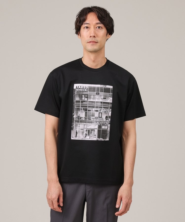 タケオキクチ(TAKEO KIKUCHI)の【プリントT】アップリケ フォトプリント Tシャツ6