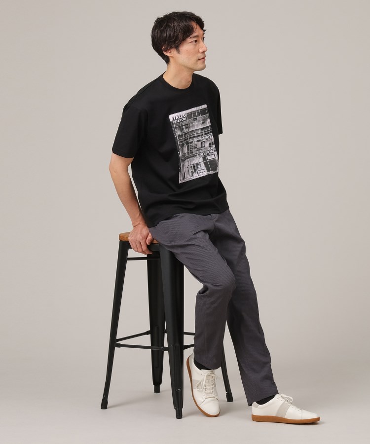 タケオキクチ(TAKEO KIKUCHI)の【プリントT】アップリケ フォトプリント Tシャツ8