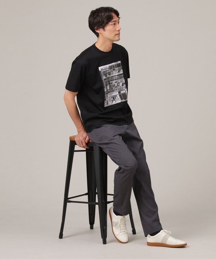 タケオキクチ(TAKEO KIKUCHI)の【プリントT】アップリケ フォトプリント Tシャツ8