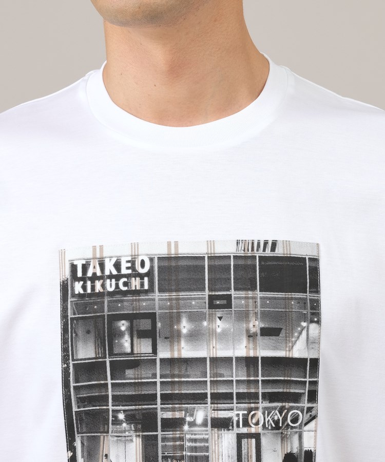 タケオキクチ(TAKEO KIKUCHI)の【プリントT】アップリケ フォトプリント Tシャツ13