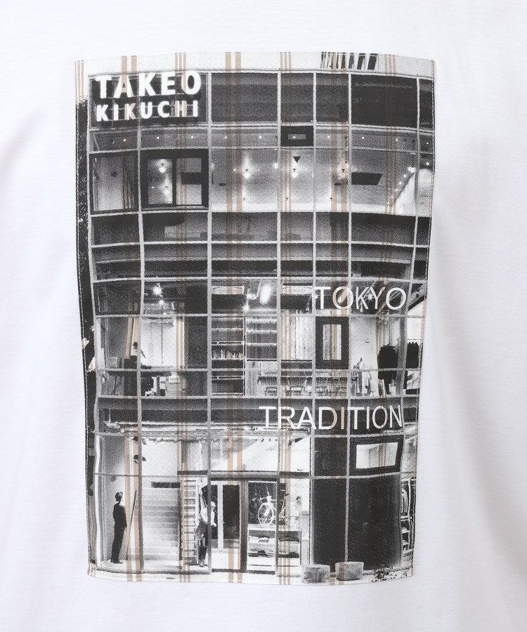 タケオキクチ(TAKEO KIKUCHI)の【プリントT】アップリケ フォトプリント Tシャツ16