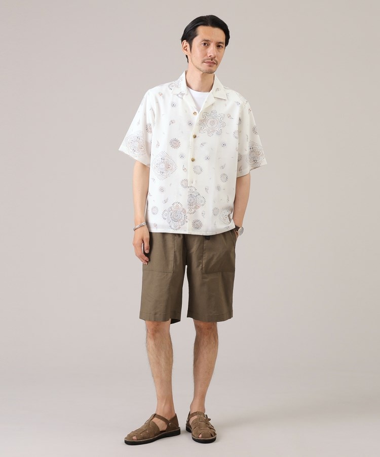 リネン ショート パンツ(ショートパンツ) | TAKEO KIKUCHI リネン ショート パンツ(ショートパンツ) | TAKEO KIKUCHI