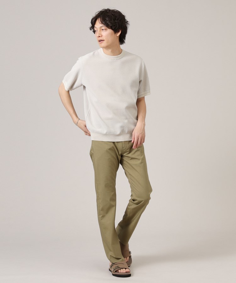 Made in JAPAN】和紙 ボーダーニットTシャツ(ニット/セーター Made in JAPAN】和紙 ボーダーニットTシャツ(ニット/セーター
