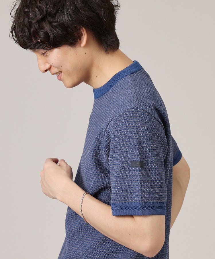 タケオキクチ(TAKEO KIKUCHI)の【Made in JAPAN】和紙 ボーダーニットTシャツ10