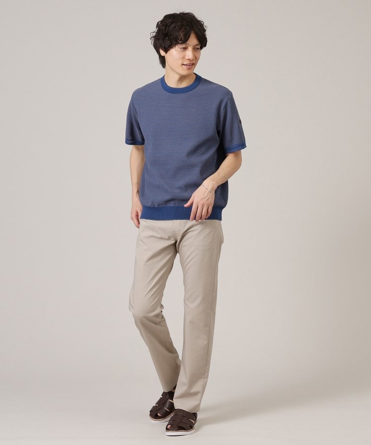 タケオキクチ(TAKEO KIKUCHI)の【Made in JAPAN】和紙 ボーダーニットTシャツ11